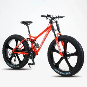 26-дюймовая Толстая шина, большое колесо, Снежная педаль для взрослых, двухколесный велосипед, взрослый стальной велосипед на заказ