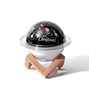 Diffuseur 200 ml Mini <span class=keywords><strong>Planet</strong></span> Re-entry Capsule, humidificateur à impulsion à brume froide avec LED à changement de couleur USB pour bureau et chambre - Product Image 1