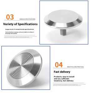 Marcadores Táctiles <span class=keywords><strong>de</strong></span> Seguridad <span class=keywords><strong>de</strong></span> Acero Inoxidable con Diseño Moderno para Guía <span class=keywords><strong>de</strong></span> Personas Ciegas y Tachuelas para Pavimentos - 5 Años <span class=keywords><strong>de</strong></span> Garantía - Product Image 6