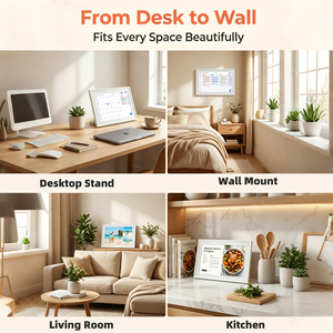 <span class=keywords><strong>Calendario</strong></span> WIFI <span class=keywords><strong>para</strong></span> Uso Familiar con Pantalla Táctil, Compatible con las Aplicaciones Frameo/Whale Framely/Zical, Memoria de 32 GB, Sincronización de <span class=keywords><strong>Calendario</strong></span> - Product Image 6