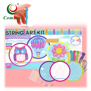 Toiles éducatives pour l'artisanat DIY, kits d'<span class=keywords><strong>art</strong></span> en ficelle 3D pour enfants - Product Image 1