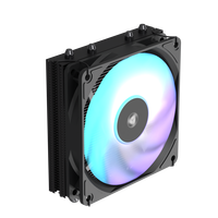 FEZCOOL C904-X37 Refroidisseur CPU à poussée 4 caloducs Tout-en-un à roulement fluide Contrôle intelligent de la température pour configurations ITX ARGB