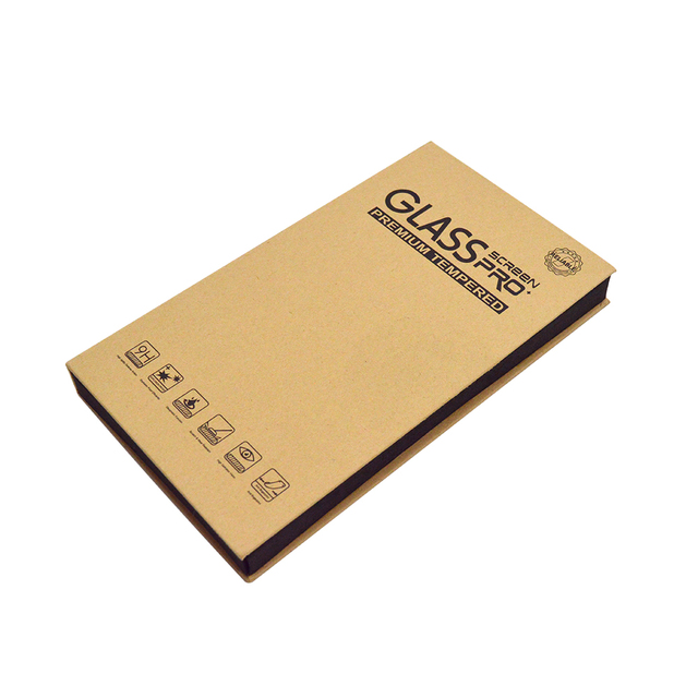 Factory Customized Book Box Luxury Screen Protector Paper Packing Box Mobile Phone Glass Film Packaging Tempered Glass Box