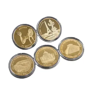 เหรียญที่ระลึกสั่งทำเหรียญเปล่าโลโก้ทองเหลืองเงินทอง3D โลหะท้าทายสำหรับแกะสลักเลเซอร์