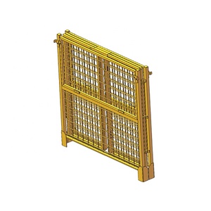 Jaula de almacenamiento galvanizada plegable y apilable bañada en caliente - Product Image 3