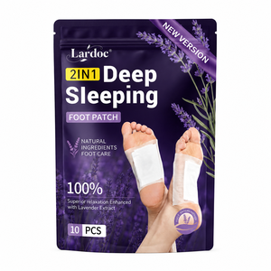 Patchs de soin des pieds au gingembre et au vinaigre de bambou à base de plantes, 10 patchs par sachet, autocollants de soin des pieds en gros - Product Image 2