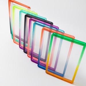 Mixed Gradient Color Glitter Clear Back Panel Plate Graded <strong>Card</strong> Slab Bumper Guard P s a Slab <strong>Protector</strong> for Graded <strong>Card</strong> Slab - Product Image 5
