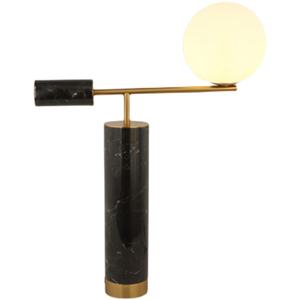 Zeal Lighting Mesita de noche Lámpara de mesa de mármol de lujo moderna Lámparas de mesa de base de mármol para sala de lectura o dormitorio - Product Image 6