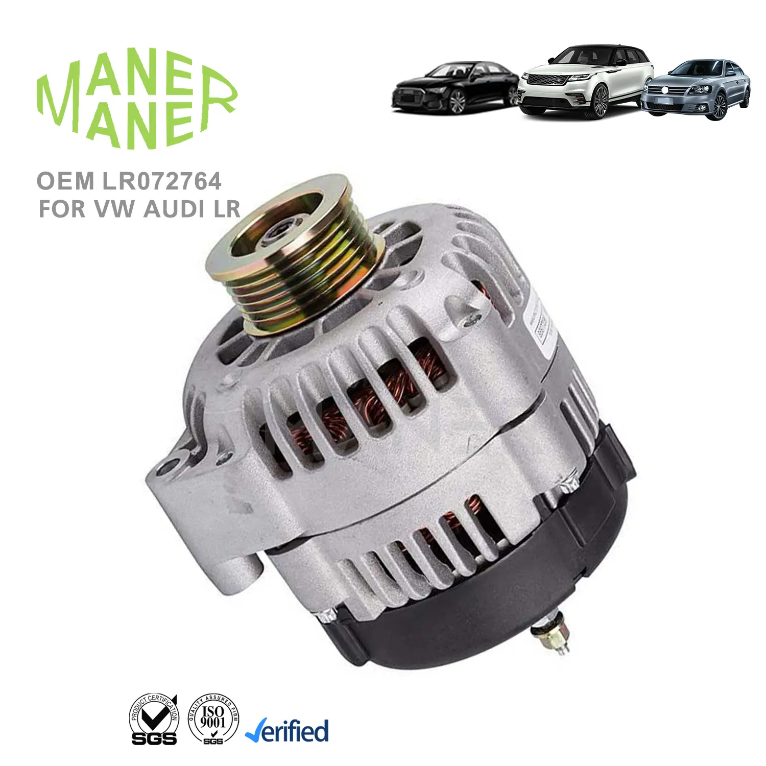 MANER Electrical Systems LR034013 LR072764 vente à chaud en Chine prix d'usine Alternateur de voiture pour Land Rover Defender L663 Discovery
