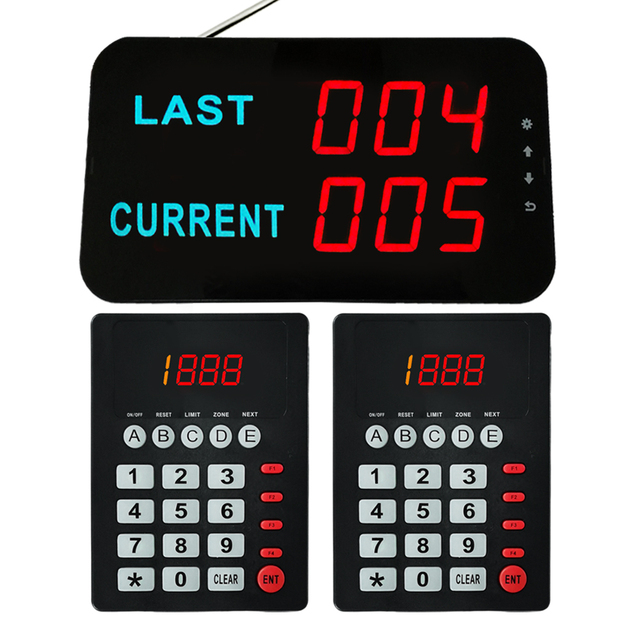 Take a Number System Wireless Calling System Restaurant Pager System for Hospital Cafes