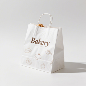 Bolsa de Papel para Envasado de Alimentos Desechable con Logotipo Personalizado, Bolsa de Papel Kraft Reutilizable con Revestimiento de Cera para Panadería, Pastelería, Sándwiches, Pan, Hamburguesas - Product Image 5