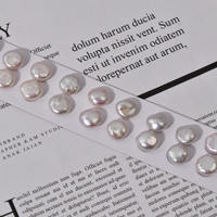 Perles Baroques Naturelles d'Eau Douce Colorées Lumineuses, Perles Recyclées Sans Trou, Perles Bouton, Accessoires DIY pour Ornements