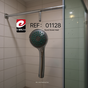 Mnj Round Shower Head With Green Nozzles 24Pcs Pack Bathroom - Product Image 2