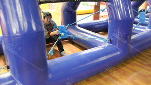 WINSUN Populaire Gonflable Guerre De L'eau Bataille Ballon Lanceur <span class=keywords><strong>Location</strong></span> Gonflable Bataille De L'eau Jeux Gonflables - Product Image 5