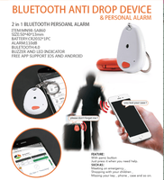 MEINOE Tuya Smart Bluetooth Etiqueta Antipérdida BLE4.2 Rastreador de Mascotas con Alarma de Ubicación de 120dB para Perros, Gatos, Llaves, Carteras y Equipaje