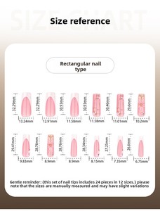 <span class=keywords><strong>Faux</strong></span> <span class=keywords><strong>ongles</strong></span> longs carrés à presser, roses avec pointe française blanche <span class=keywords><strong>et</strong></span> fleur 3D, perles dorées, pour femmes - Product Image 6