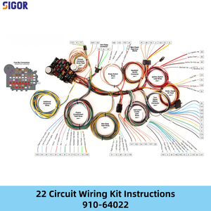 <span class=keywords><strong>ช</strong></span>ุดสาย<span class=keywords><strong>ไฟ</strong></span>รถยนต์อเนกประสงค์ 22 <span class=keywords><strong>วงจร</strong></span> 12V GXL พร้อมบล็อกฟิวส์ สำหรับรถยนต์คลาสสิก รถฮอทร็อด และรถบรรทุก - Product Image 5