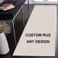 Anime personnalisé tapis grande laine touffetée coton Logo tapis porte bureau prière Garage Patio 'America Collection