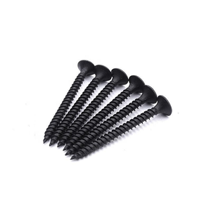 Iso9001: 2008 Đen phosphide kẽm mạ vách thạch cao vít tự khai thác chế biến gỗ thạch cao vít 1022a Vật liệu nén đầu - Product Image 1