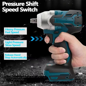 Atornillador Eléctrico Profesional Inalámbrico Sin Escobillas <span class=keywords><strong>de</strong></span> 1/2 Pulgada Compatible con Batería <span class=keywords><strong>de</strong></span> 18v, <span class=keywords><strong>Llave</strong></span> <span class=keywords><strong>de</strong></span> <span class=keywords><strong>Impacto</strong></span> Eléctrica - Product Image 4