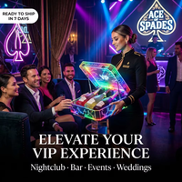 Vitrine LED RGB en acrylique moderne pour bar et boîte de nuit, pour présentation de bouteilles de vin et de spiritueux, avec logo personnalisé et revêtement UV léger