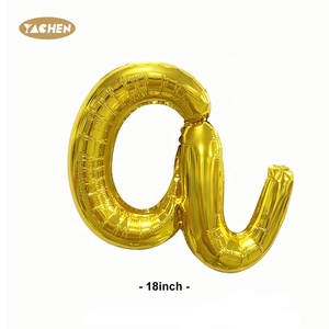 Globos de escritura a mano de 18 pulgadas, escritura a mano, <span class=keywords><strong>letra</strong></span> curva, alfabeto, globos, <span class=keywords><strong>2022</strong></span> - Product Image 2
