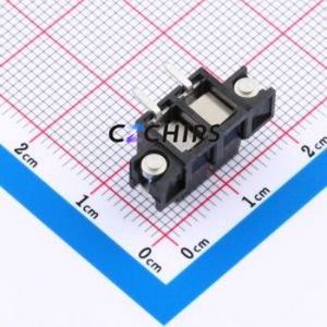 140-A-126-SMD/02 Screw Terminal Block SMD,P=5mm Connector ( Construction: 1x2P )( Pitch: 5mm )( Color: Black ) - Product Image 2