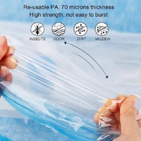 Nuevas Bolsas de Almacenamiento al Vacío PE+PA Portátiles para Ropa, Paquete de 20, para Colchones de Espuma para Bebés, con Bomba de Aire Eléctrica