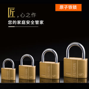 Candado de hierro de llave atom pintado con pulverizador de latón, candados de seguridad, barato - Product Image 4