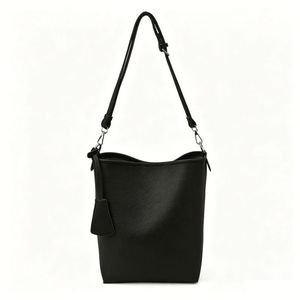 Sac seau en paille PU de haute qualité avec logo en relief, mini sac seau en paille, sac seau de luxe - Product Image 4
