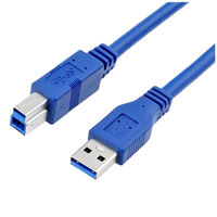 Câble d'imprimante USB 3.0 Superspeed en gros, Type A vers Type B AM/BM