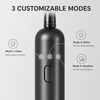 Cepillo de Dientes Inteligente Carepik de Aluminio con Temporizador, Sónico, Automático, con Base de Carga, para la Salud de las Encías y Eliminación de Placa