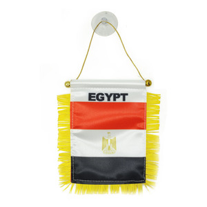 Mini Bandera de <span class=keywords><strong>Jamaica</strong></span> de Doble Cara con Flecos y Ventosa para Colgar en el Espejo Retrovisor del Coche o Ventana - Product Image 5