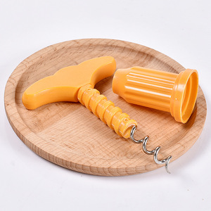 Wine Opener Multi Functional Bottle Opener For Red Wine <b>Beer</b> Household Use Round Shape Mix Material Single Specification - Product Image 2