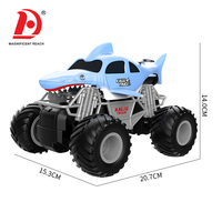 HUADA 2,4G Ferngesteuerter Hai-Truck Offroad RC-Auto mit Sprühfunktion Allrad RC-Spielzeugfahrzeug für Kinder Jungen Geschenk