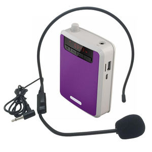 Amplificateur vocal portable professionnel K300 avec clip ceinture amovible, batterie externe 2200 mAh, double mode USB/filaire, sortie 5-10W pour téléphone portable - Product Image 5