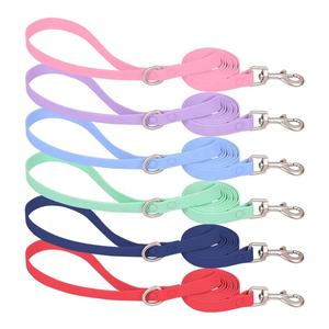 Juego de <span class=keywords><strong>collar</strong></span> y correa para perro inodoro fácil de limpiar, correas de nailon suave en el interior, <span class=keywords><strong>collar</strong></span> de perro de PVC impermeable recubierto de PVC - Product Image 6