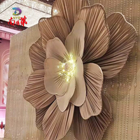 Tissu personnalisé design fait à la main scène florale décoration de scène fleur artificielle élégante décoration de plafond de mariage