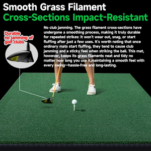 Tapete de Práctica de <span class=keywords><strong>Golf</strong></span> Grearth de 5x5 pies, con Inserto para Cualquier Posición, 4 Posiciones para Tees, Uso Comercial en Interiores y Exteriores - Product Image 2