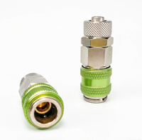 Raccord pneumatique compact à haut débit de type UE, série G1/8 BSP Mini Rectus 21, prix usine OEM, coupleur rapide