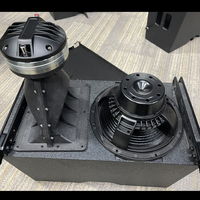 Kit de Altavoces Activos Line Array TB de 10 Pulgadas, Imán de 75 Conos, Altavoz de Alta Frecuencia de Fibra de Carbono, Configuración Avanzada, Sistema 4+2, Madera