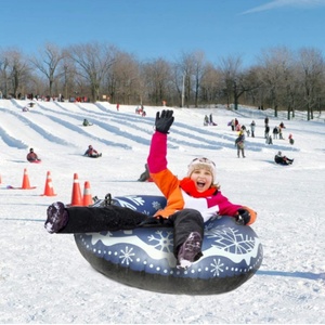 Excelente para la Diversión Invernal, Tubo de Nieve Inflable Resistente a la Abrasión para Toboganes y Juegos de Nieve con Trineos y Tubos - Product Image 6