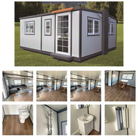 Maison/Villa/Agence/Boutique/Logement Contemporain Préfabriqué Extensible en Conteneur – ODM Gratuit, Écologique, Chambre Pliable