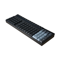 Waterproof and Dustproof 105 Keys Full Programmable Transparent Keycap POS Keyboard KB105A