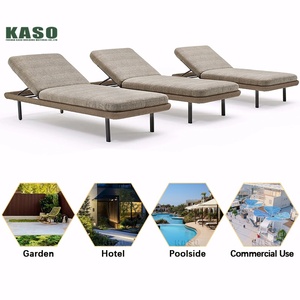 Tumbona para Piscina, Tumbona para Jardín, Muebles de Jardín para Villa, Tumbona de Aluminio para Exteriores - Product Image 5