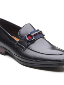 Mocasines Formales de Cuero Importado con Punta Redonda, Diseño sin Cordones, Forro de Cuero DD y Lámina de Ortholite de Cuero TPR - Product Image 1