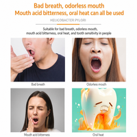 Obat Kumur Portabel Bebas Alkohol Anti H. Pylori Perawatan Mulut Perbaikan Gusi Periodontitis Penyegar Napas