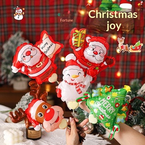 Ballon en aluminium de Noël créatif Doyang, 12 pouces, forme d'alien, Père Noël, bonhomme de neige, cadeaux promotionnels décoratifs - Product Image 1