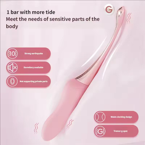 ดิ๊กโด้สั่นสะเทือนแบบปรับความถี่ได้สำหรับผู้หญิง รุ่น AV Massage Stick Dolphin Jumping Egg พร้อมที่ชาร์จแบบมินิ USB สำหรับช่วยตัวเอง - Product Image 2