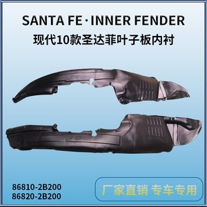 Revestimiento de Guardabarros Delantero para Hyundai Santa Fe, Plástico Negro, 10 Años de Garantía, Pieza de Repuesto HY66073 - Product Image 3